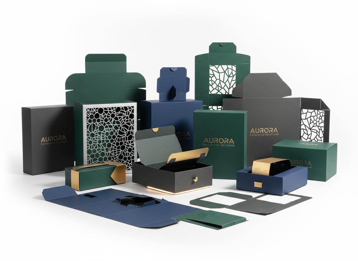 Custom designed packaging prototypes