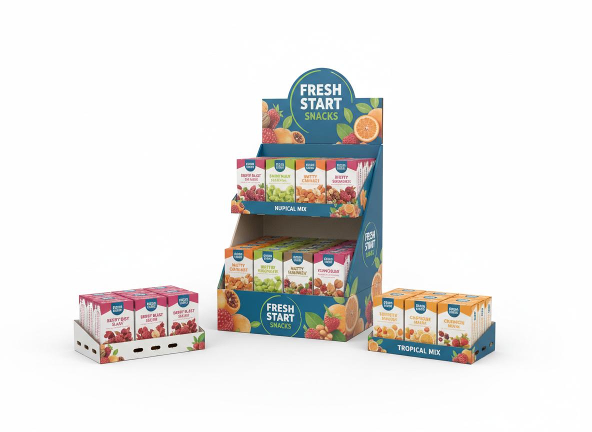 Retail display packaging stands
